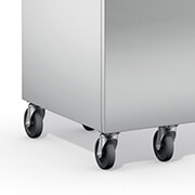 Stainless-steel castors