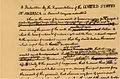 Declaration of Independence, draft with changes by Benjamin Franklin (detail)