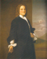 First portrait by Robert Feke (1748)